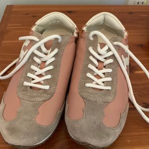 TORY BURCH pink tennis shoes NEW SZ 6.5
